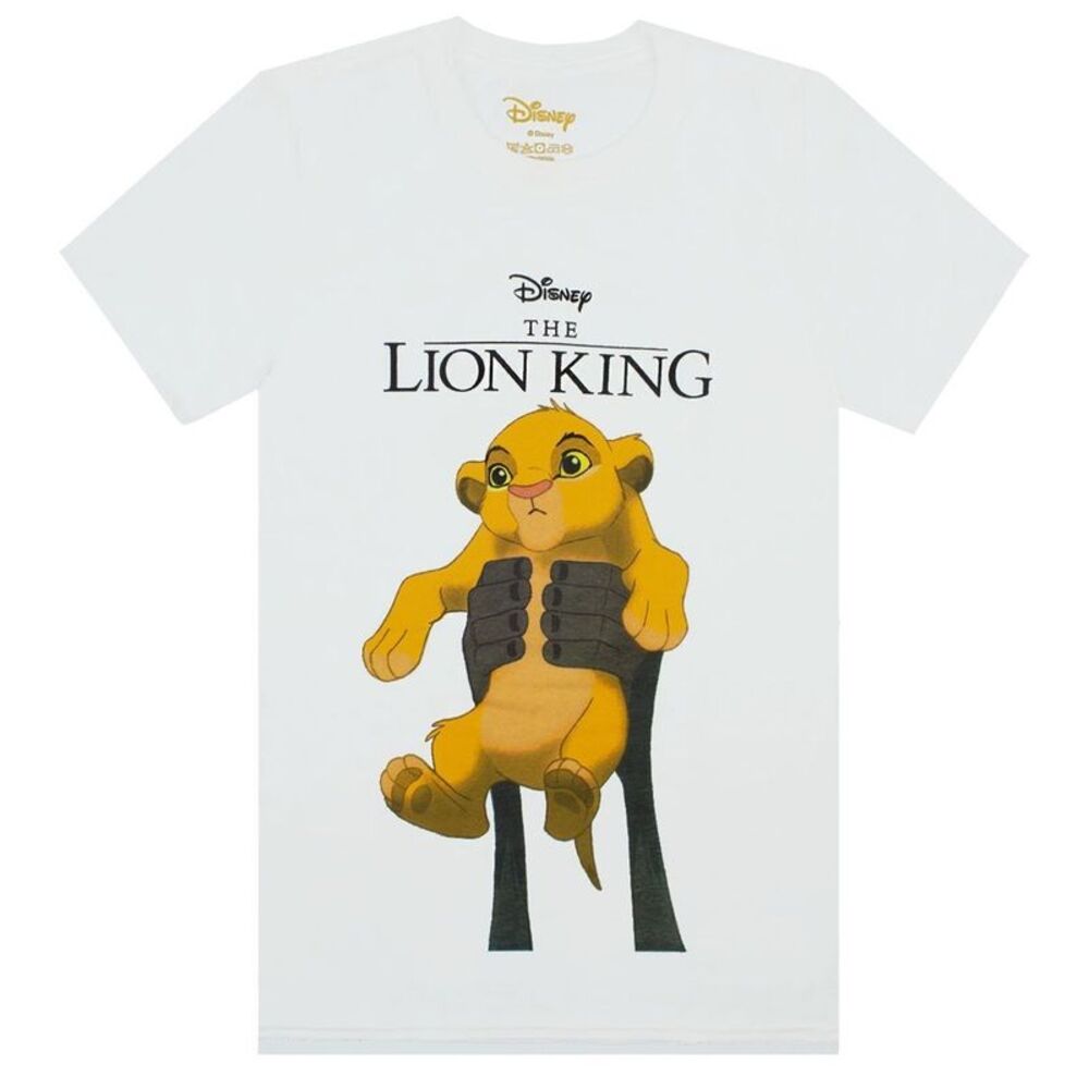 The Lion King Womens/Ladies Circle Of Life Simba T-Shirt / White